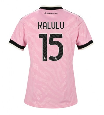 Juventus Pierre Kalulu #15 Replika Bortatröja Damer 2026-27 Kortärmad